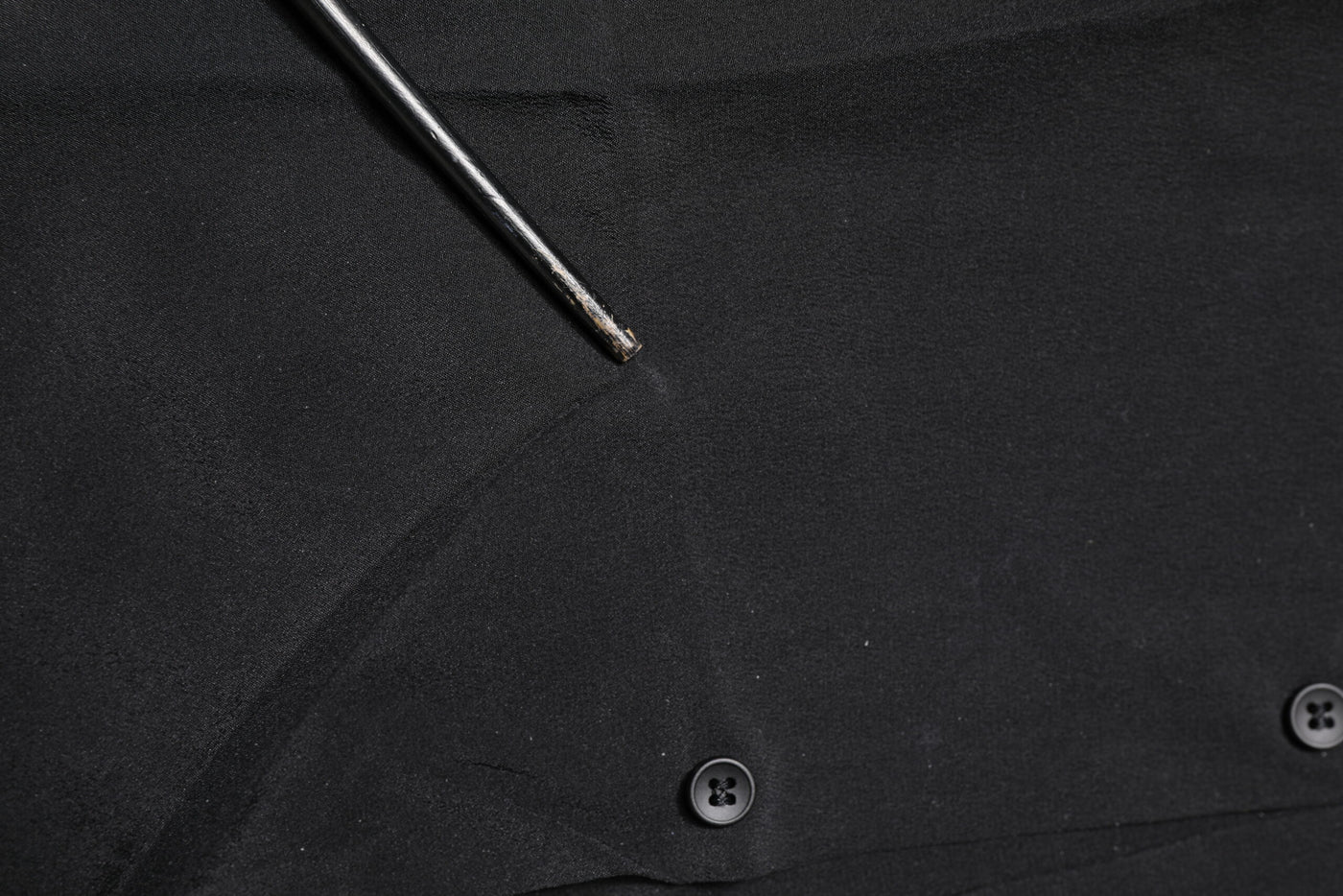 Dolce & Gabbana Black Silk GOLD Long Sleeves Dress Shirt