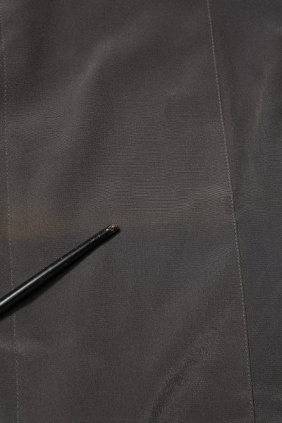 Dolce & Gabbana Dark Gray Silk GOLD Dress Formal Shirt