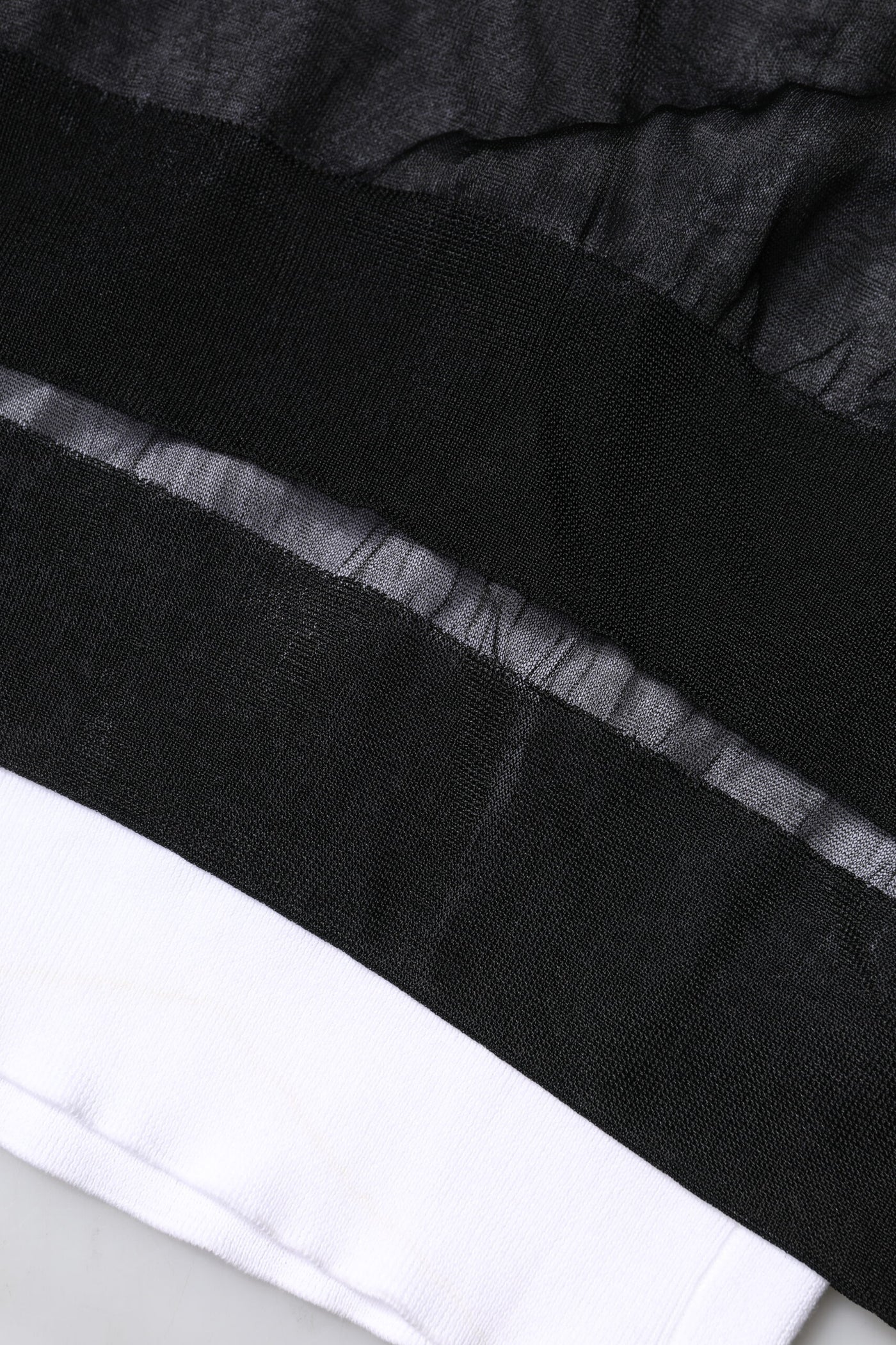 Dolce & Gabbana Black White Logo Knitted Pullover Sweater