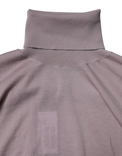 Dolce & Gabbana Brown Cashmere Knitted Men Pullover Sweater