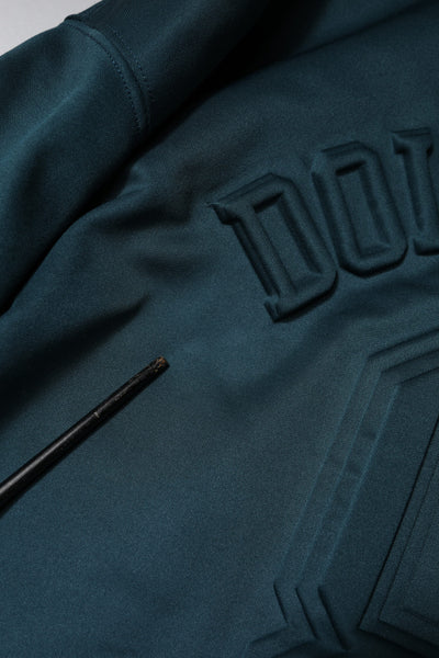 Dolce & Gabbana Dark Green Embossed Logo Pullover Sweater