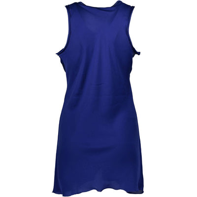 Silvian Heach Blue Polyester Women T-Shirt