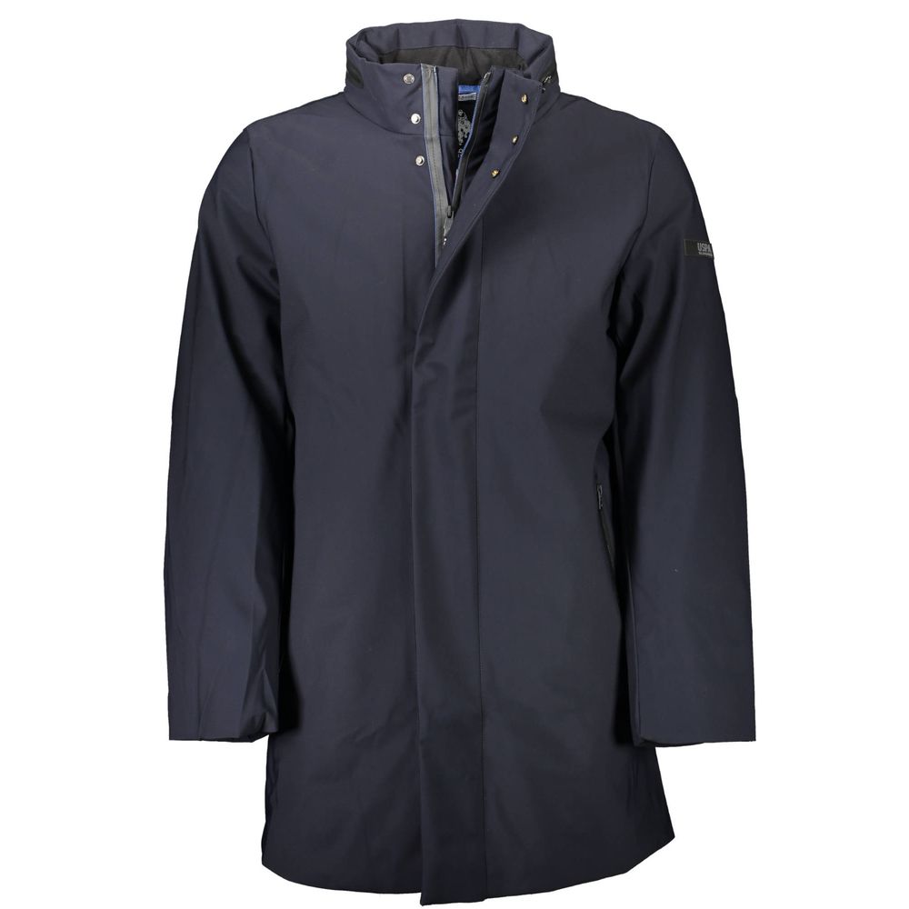 U.S. POLO ASSN. Blue Polyester Men Jacket