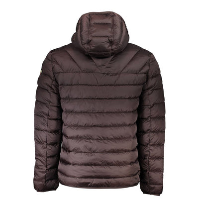 Napapijri Brown Polyamide Men Jacket