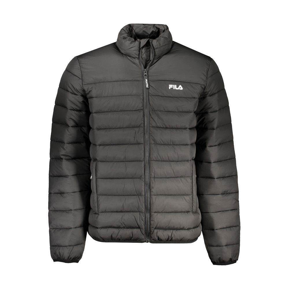 Fila Black Polyester Men Jacket