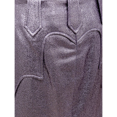 Tom Ford Purple Polyamide Midi Skirt