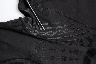 Dolce & Gabbana Black Cotton Bandana Logo Crew Neck T-shirt