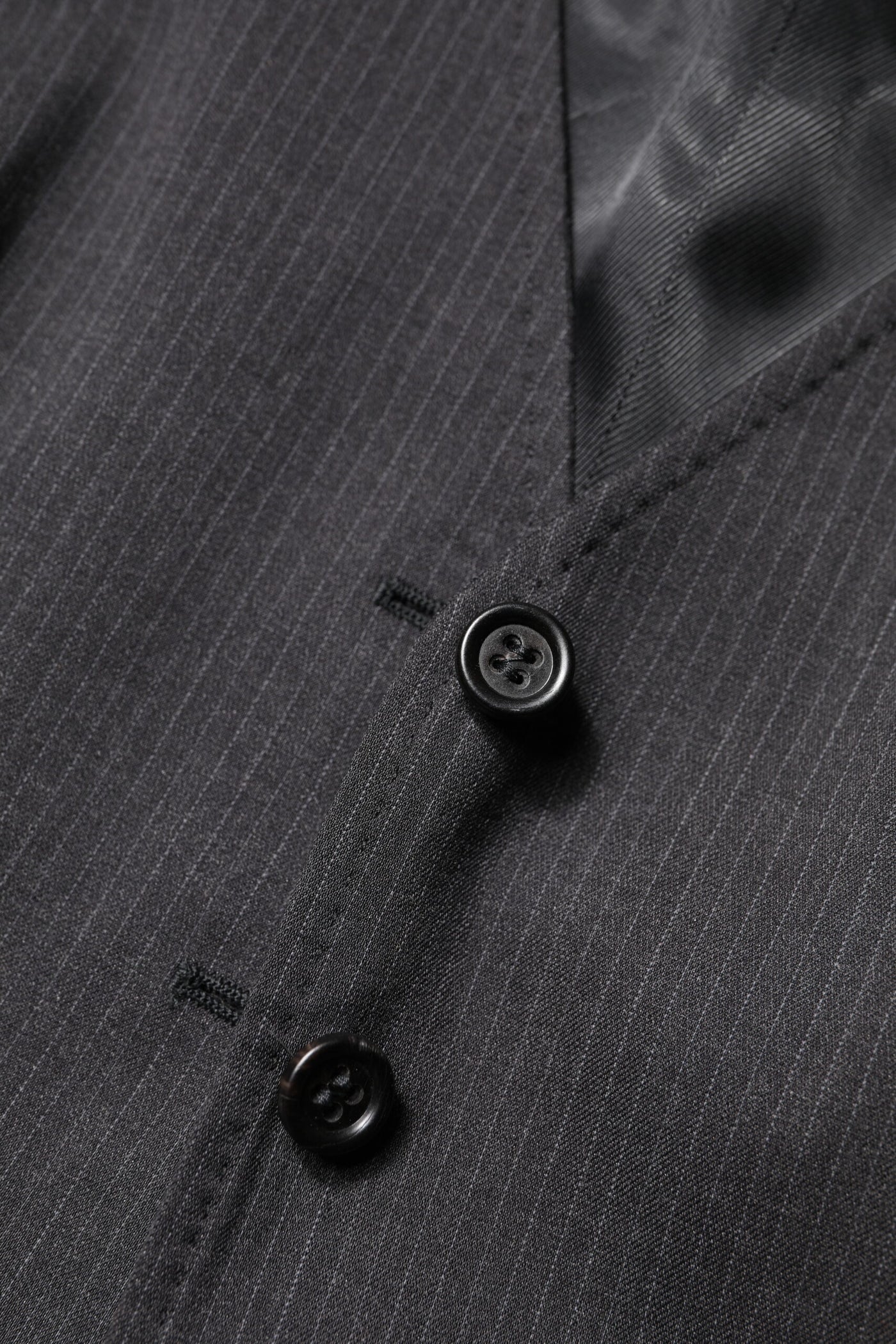 Dolce & Gabbana Black Striped Button Down Sleeveless Vest Top