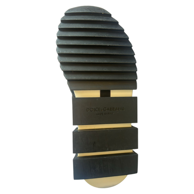 Dolce & Gabbana Black Mesh Sorrento Trekking Sneakers Shoes