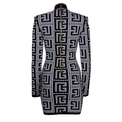 Balmain Black Viscose Dress