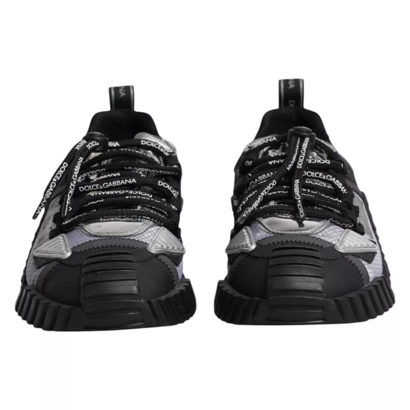 Dolce & Gabbana Multicolor Lace Up Low Top NS1 Sneakers Shoes