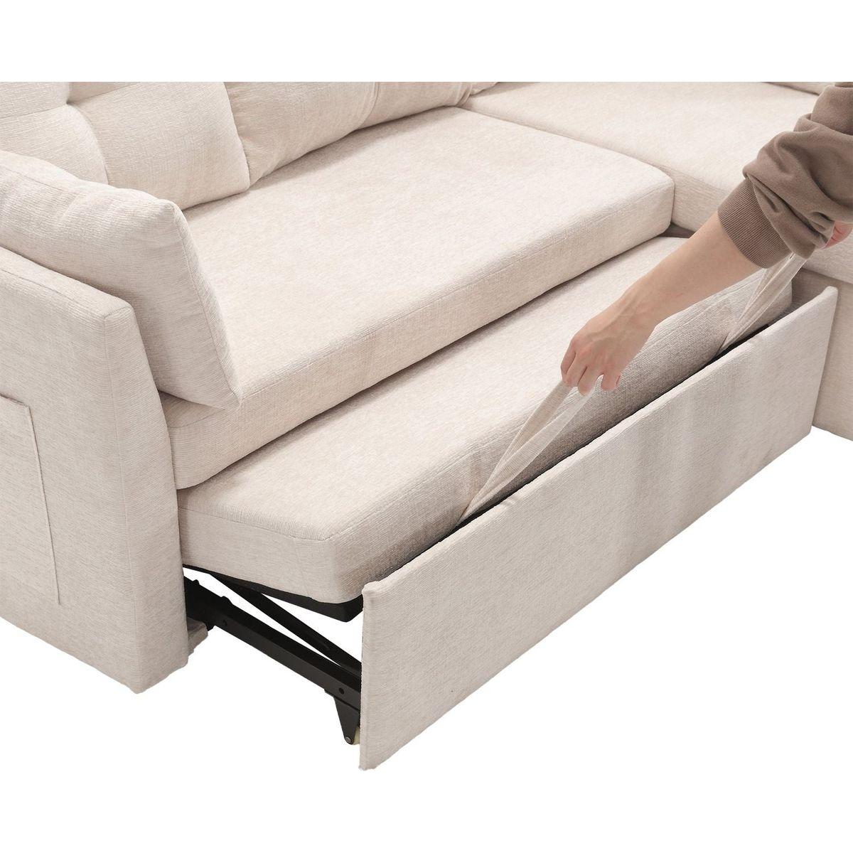 Modular Sectional Sofa L Shaped Modular Couch with Reversible Chaise Modular Sofa Sectional Couch with Storage Seats