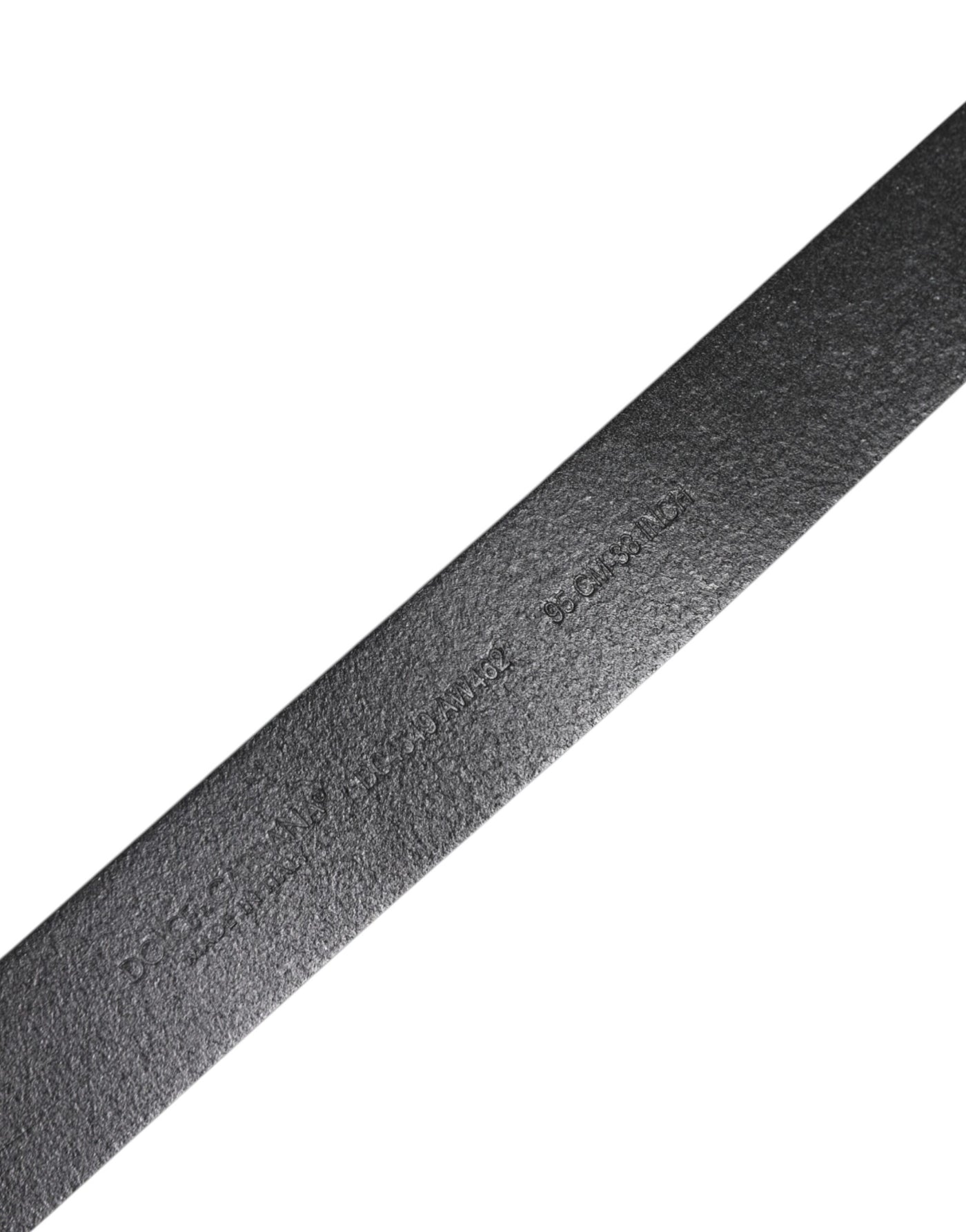 Dolce & Gabbana Black Classic Leather Metal Buckle Belt