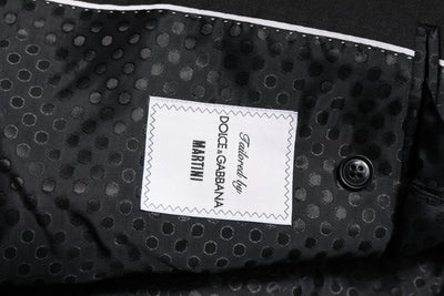 Dolce & Gabbana Dark Gray MARTINI Single Breasted Jacket