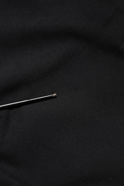 Dolce & Gabbana Black Embossed Logo Cotton Crew Neck Sweater