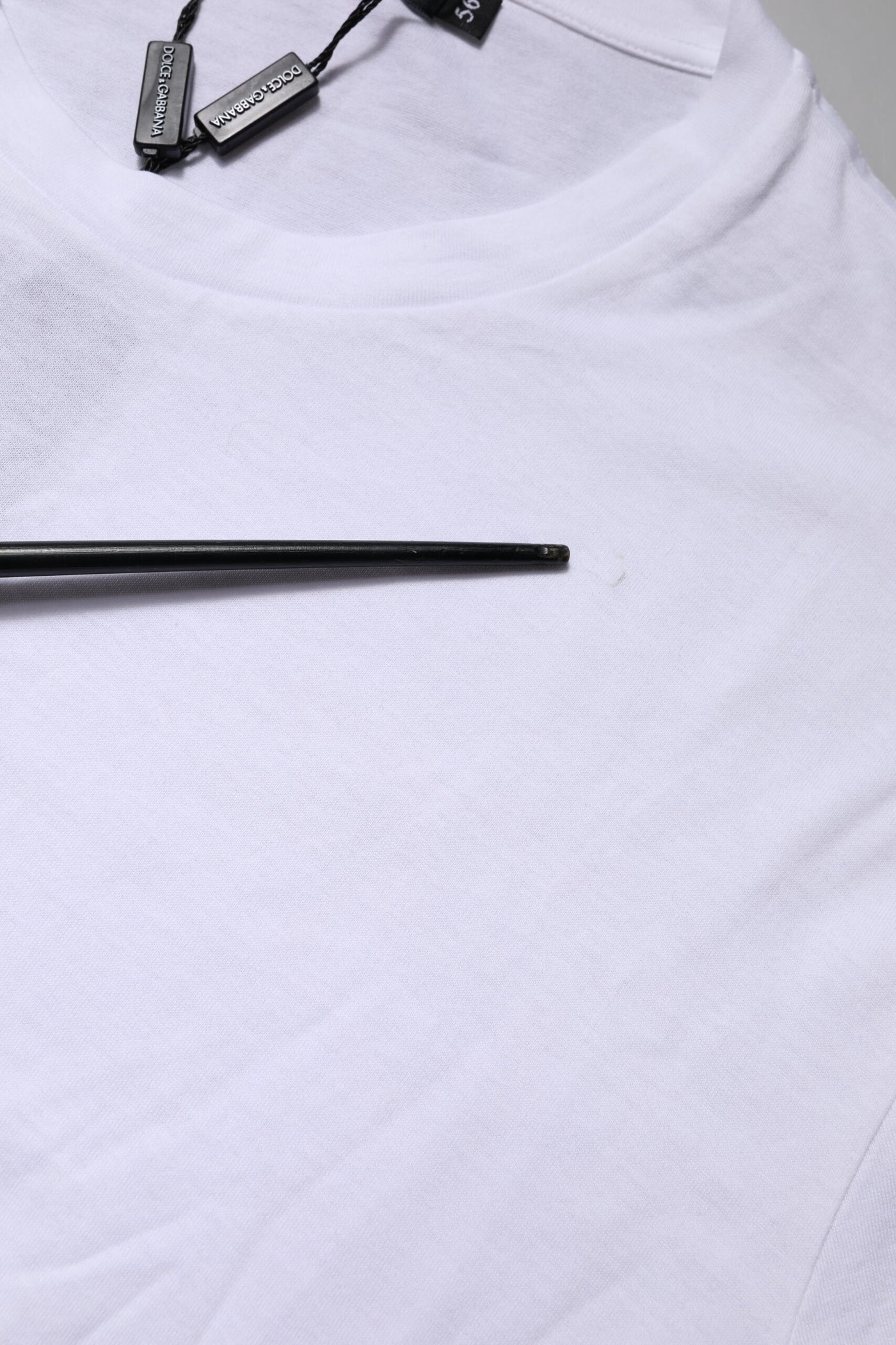 Dolce & Gabbana White DG LOVE Patch Short Sleeves T-shirt