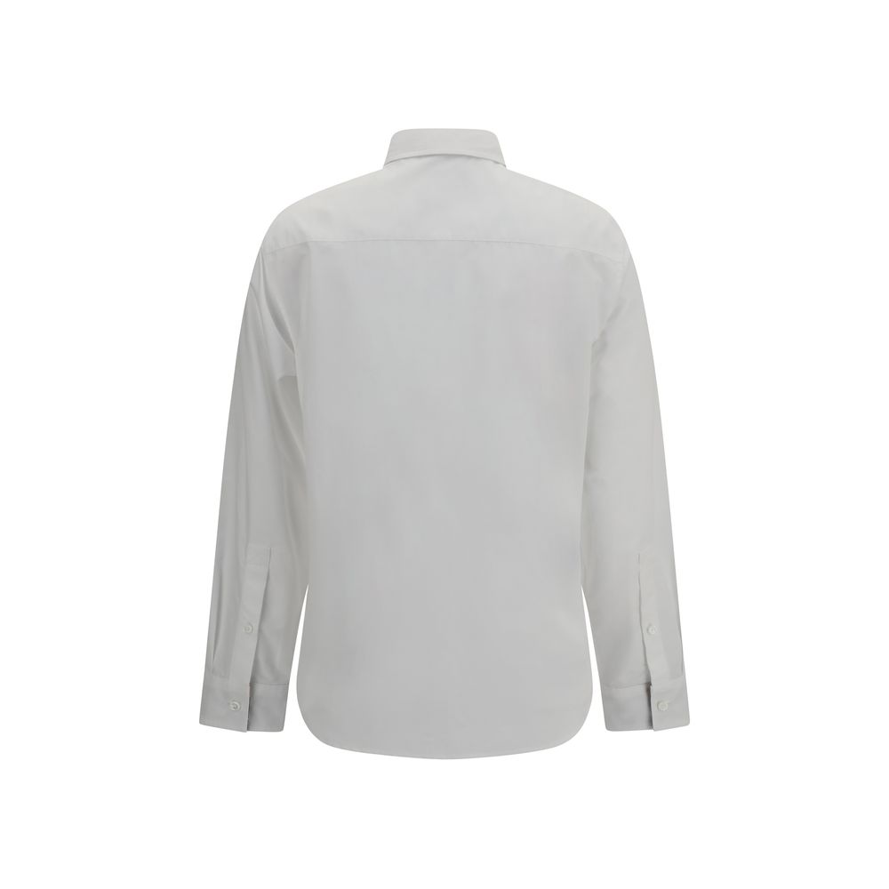 Burberry White Cotton Dress Shirt