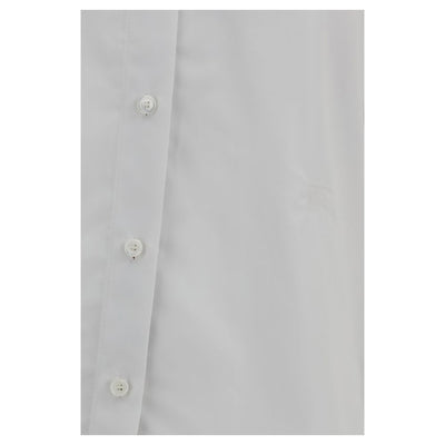 Burberry White Cotton Dress Shirt