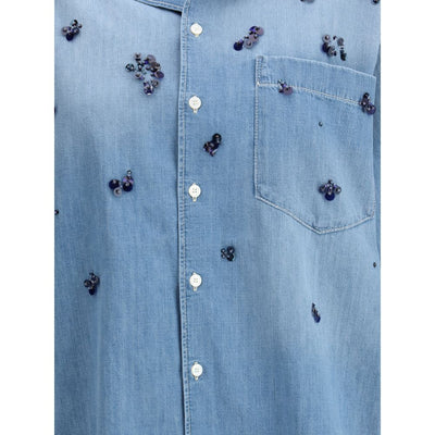 Fabiana Filippi Short sleeve denim Shirt