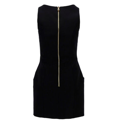 Balmain Black Wool Women Dress