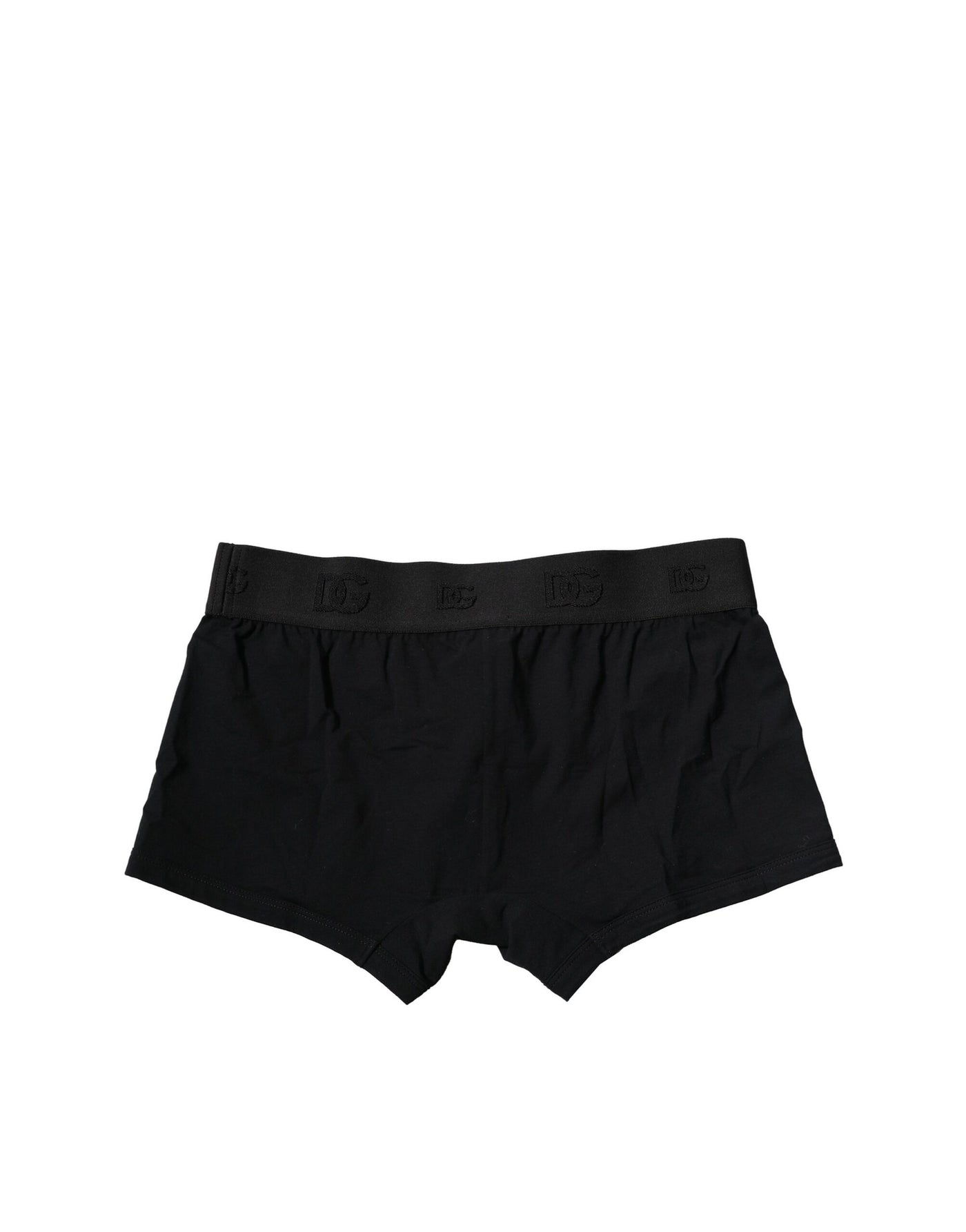 Dolce & Gabbana Black Cotton Stretch Regular Boxer Underwear