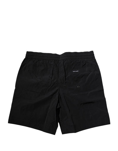 Dolce & Gabbana Black Polyester Beachwear Men Shorts Swimwear