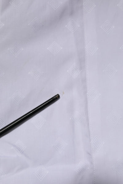 Dolce & Gabbana White Bib Cotton Poplin GOLD Formal Shirt