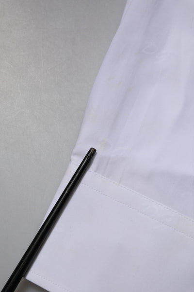 Dolce & Gabbana White GOLD Long Sleeves Dress Formal Shirt