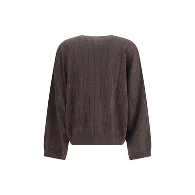 Brunello Cucinelli Brown Cashmere Cashmere Sweater