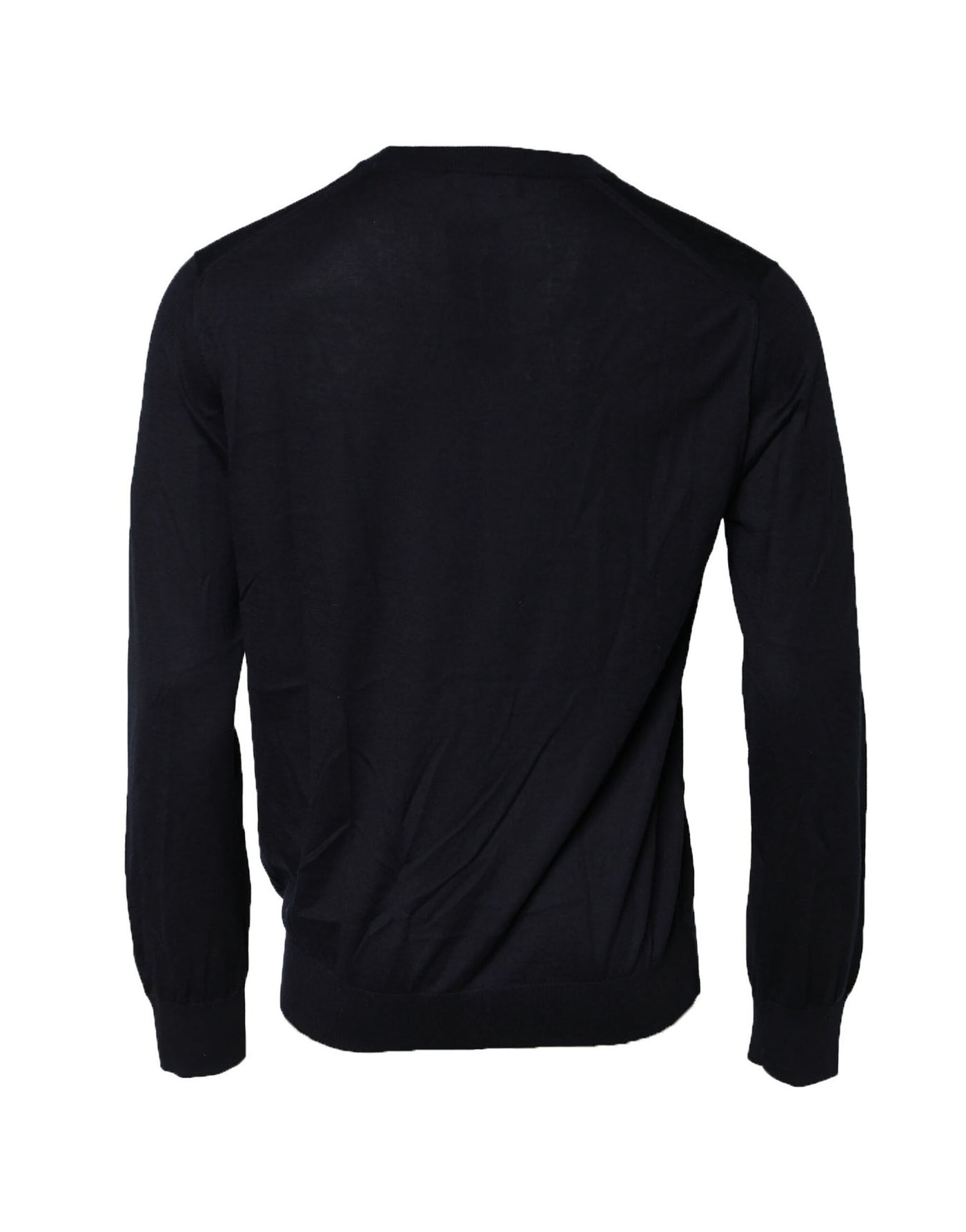Dolce & Gabbana Black Long Sleeve CrewNeck Pullover Sweater
