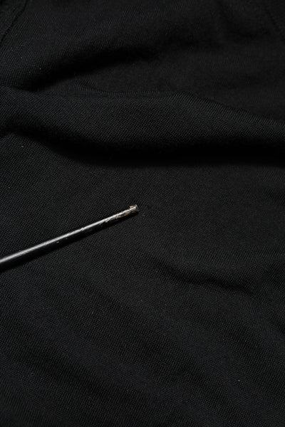 Dolce & Gabbana Black Long Sleeve Crew Neck Pullover Sweater