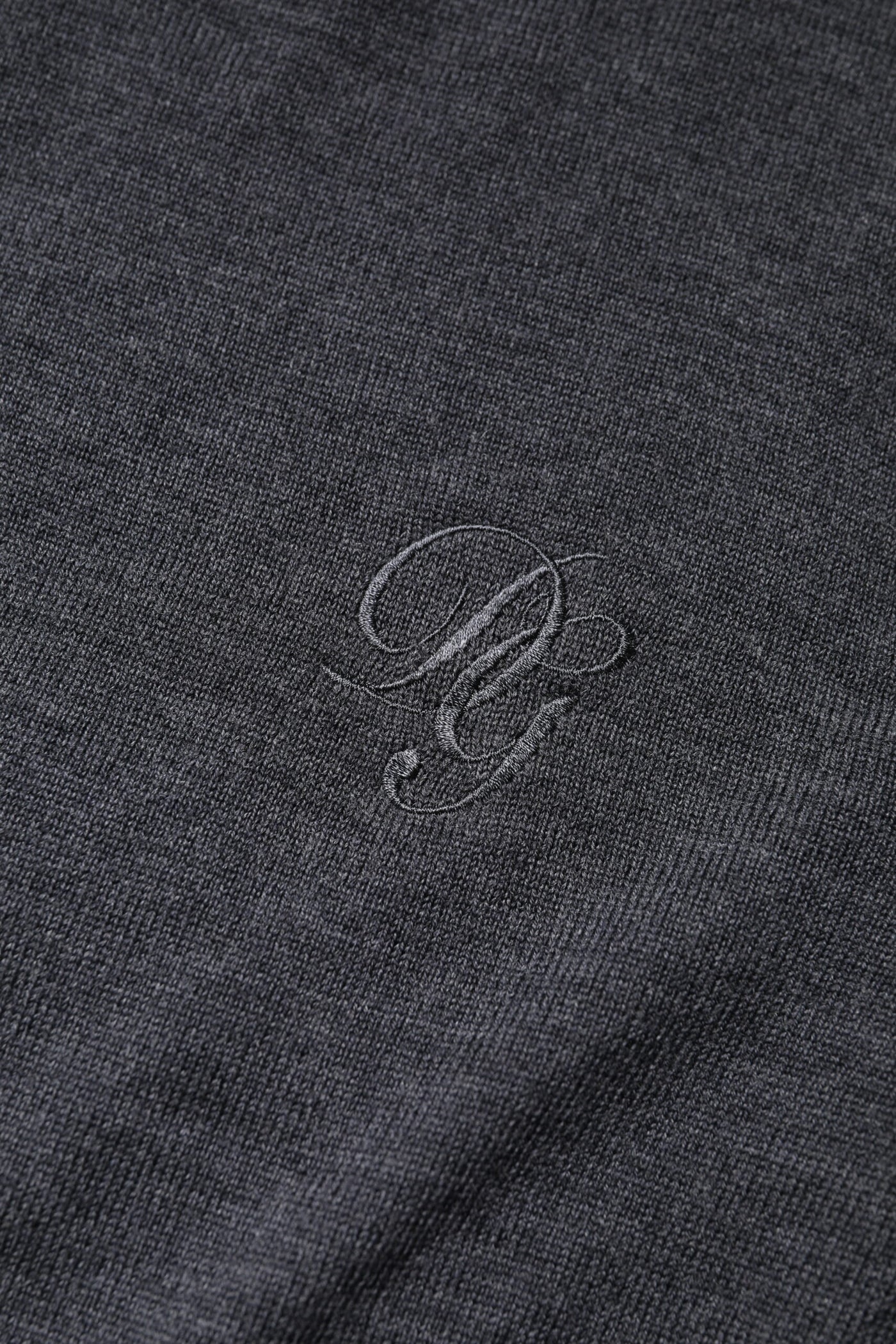 Dolce & Gabbana Dark Gray Wool Crew Neck Sweatshirt Sweater