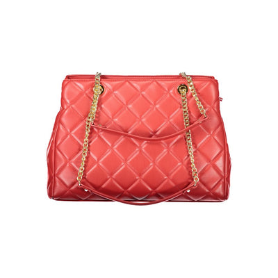 Mario Valentino Red Polyethylene Women Handbag