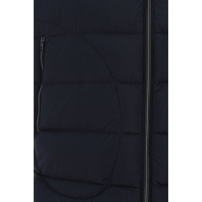 Herno Black Polyamide Sleveless Jacket