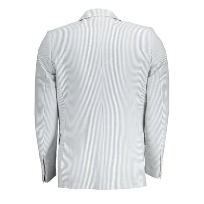 Gant White Cotton Men Jacket