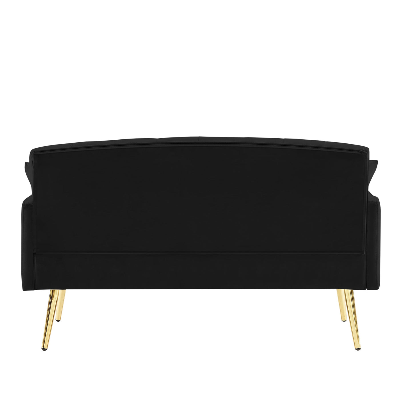 BLACK 2 SEATER SOFA