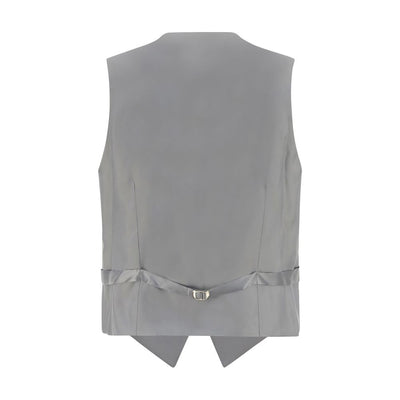 Gi Capri Gray Polyester Waistcoat