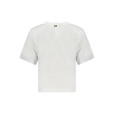 K-WAY White Cotton Women T-Shirt
