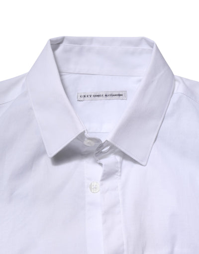 Daniele Alessandrini White Long Sleeves Dress Shirt