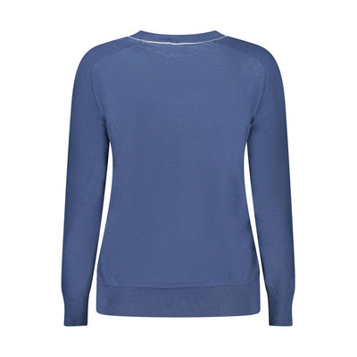 North Sails Blue Cotton Women Sweater