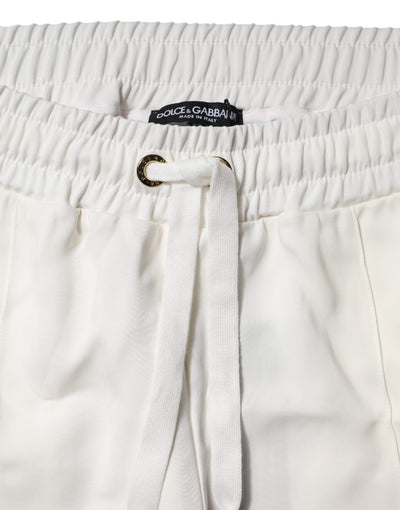 Dolce & Gabbana White Jogger Sweatpants Pants