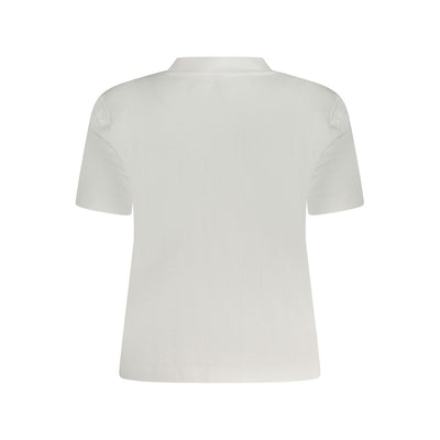 Calvin Klein White Cotton Women T-Shirt