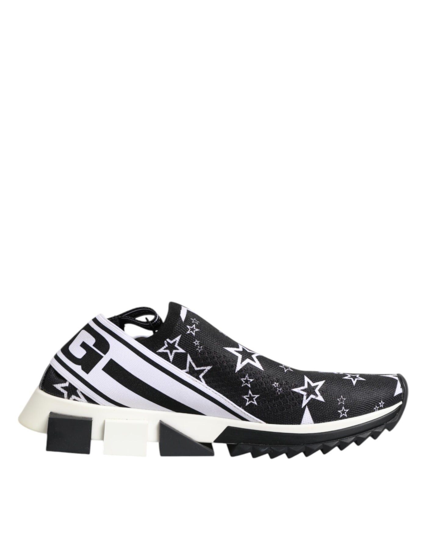 Dolce & Gabbana Black White Sorrento Low Top Sneakers Shoes