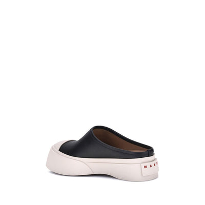 Marni Black Rubber Mules
