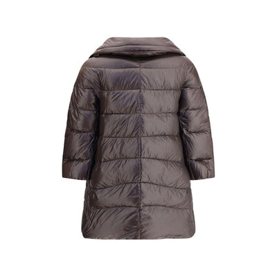 Herno Brown Polyester Coat