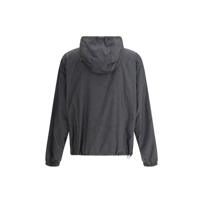 Versace Black Polyester Shell Jacket