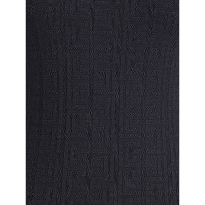 Balmain Black Viscose Casual Dress