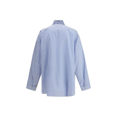 Marni Light Blue Cotton Pattern Shirt