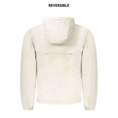 K-WAY Beige Nylon Men's Jacket