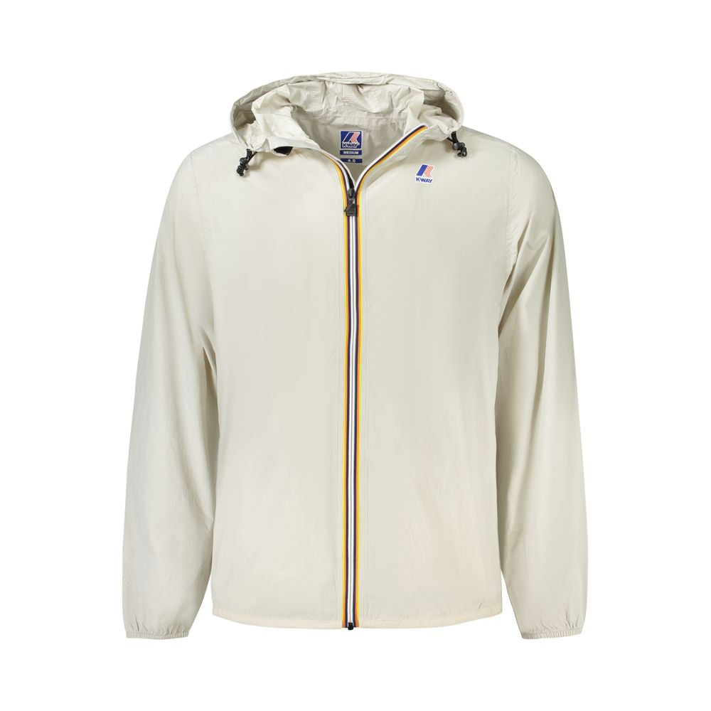 K-WAY Beige Polyamide Men's Jacket